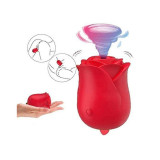 Rose Jumping Egg Sucking Vibrator Clit Licking Tongue Powerful Rechargeable Adult Compact Sex Toy For Women
