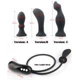 Rechargeable Vibrating Inflatable Butt Plug Male Prostate Anal Stimulator Expandable Pump Sex Toys for Adult Couple Games