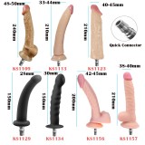 Dildo Anal Plug Masturbation Cup with Quick Air Connector Attachments for Sex Love-Gun Machine Extension Rod Adapter Adult Toy for Women Men Couple Fun