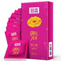 Premium Condoms For Oral Sex Strawberry Flavored Ultra Thin High Quality Non-Toxic Latex and Odor Free for Long Lasting Pleasure and Performance 10 Count