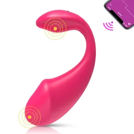 Wearable Wireless Double Motors Vibrator Bluetooth Sex Toy APP Smart Long Distance Remote Control Adult Dildo Kegel Ball for Women