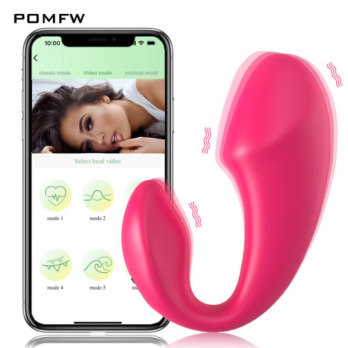 US$ 23.96 - Wearable Wireless Double Motors Vibrator Bluetooth Sex Toy APP  Smart Long Distance Remote Control Adult Dildo Kegel Ball for Women