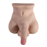 3kgs Realistic Dildo Male Torso Sex Doll with Flexible Big Cock Tight Anal Tunnel Female Masturbator Adult Unisex Sex Toys for Women Couple Lesbian Gay