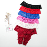Women's Cute Crotchless Brief Lingerie Sleepwear Underwear Knickers Gift For Girlfriend Wife 1 or 3 or 6 packs