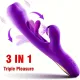 Flapping Vibrator Dildo G Spot Rabbit Clitoris Vibrator with 7 Sucking modes 7 Vibration 7 Flapping Modes for Clit Nipples Anal Multi Stimulation Rechargeable Adult Sex Toys for Women Couples