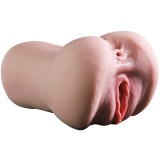 673g Lifelike Pussy Asshole Male Masturbator Cup 3D Realistic Vigina Ass Stroker Pocket Love Doll With Virgin Pussy Anus for Men Jerkoff Masturbation Adult Sex Toy
