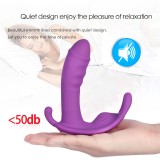 Wearable Dildo APP Remote Control Clitoral G Spot Butterfly Vibrator Dual Motors Anal Butt Plug Bluetooth Rechargeble Waterproof Adult Sex Toy for Couples Women Female Ladies Lesbian Solo Masturbation