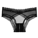 Women's Cute Crotchless Panties Brief Lingerie Sleepwear Underwear Knickers Underpant Gifts For Girlfriend Wife 1 or 3 packs