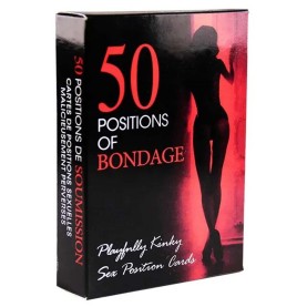 50 Positions of Bondage Sex Couple Game Cards Role Play Fun Adult Date Night Novelty Idea Toy Gift for Men Female