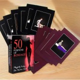 50 Positions of Bondage Sex Couple Game Cards Role Play Fun Adult Date Night Novelty Idea Toy Gift for Men Female