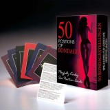 50 Positions of Bondage Sex Couple Game Cards Role Play Fun Adult Date Night Novelty Idea Toy Gift for Men Female