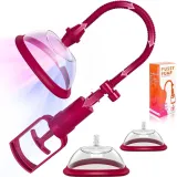 Pussy Vagina Pump Manual Vacuum Sex Toy Nipples Clit Sucker Increase Labia Sensation Enhance Clitoral Sexual Pleasure Powerful Suction Pumping Enlarger Adult Tool for Women