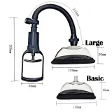 Pussy Vagina Pump Manual Vacuum Sex Toy Nipples Clit Sucker Increase Labia Sensation Enhance Clitoral Sexual Pleasure Powerful Suction Pumping Enlarger Adult Tool for Women