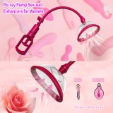 Pussy Vagina Pump Manual Vacuum Sex Toy Nipples Clit Sucker Increase Labia Sensation Enhance Clitoral Sexual Pleasure Powerful Suction Pumping Enlarger Adult Tool for Women