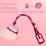 Pussy Vagina Pump Manual Vacuum Sex Toy Nipples Clit Sucker Increase Labia Sensation Enhance Clitoral Sexual Pleasure Powerful Suction Pumping Enlarger Adult Tool for Women