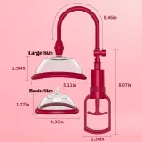 Pussy Vagina Pump Manual Vacuum Sex Toy Nipples Clit Sucker Increase Labia Sensation Enhance Clitoral Sexual Pleasure Powerful Suction Pumping Enlarger Adult Tool for Women