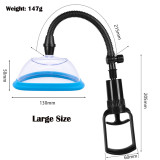 Pussy Vagina Pump Manual Vacuum Sex Toy Nipples Clit Sucker Increase Labia Sensation Enhance Clitoral Sexual Pleasure Powerful Suction Pumping Enlarger Adult Tool for Women