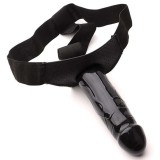 2 Sizes Strap on Realistic Hollow Dildo Large Basic Options Adjustable Chastity Belt Harness BDSM Bondage Vagina Anal Plug Adult Play Sex Fetish Toys for Lesbian Couple Women Men