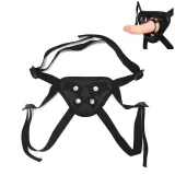 Women Strap-on Harness Adjustable Universal Chastity Belt BDSM Bondage Strap for Suction Cup Dildo Butt Plug Erotic Fetish Adult Sex Toy For Women Lesbian Men Couples