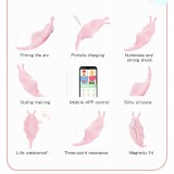 APP Remote Control Vibrator Wearable Wireless Clitoris Stimulator Smart Long Distance Vibrating Panties with Magnetic Clip Mini Bullet Clit Nipples Teaser Silicone Adult Sex Toy for Women Couples