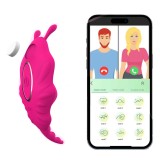 APP Remote Control Vibrator Wearable Wireless Clitoris Stimulator Smart Long Distance Vibrating Panties with Magnetic Clip Mini Bullet Clit Nipples Teaser Silicone Adult Sex Toy for Women Couples