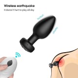 Smart Anal Plug APP Vibrator Wireless Remote Control Butt Plug Vibrating Male Prostate Massage Waterproof Rechargeable Silicone Adult Sex Toy for Men Women Couples