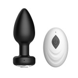 Smart Anal Plug APP Vibrator Wireless Remote Control Butt Plug Vibrating Male Prostate Massage Waterproof Rechargeable Silicone Adult Sex Toy for Men Women Couples