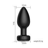 Smart Anal Plug APP Vibrator Wireless Remote Control Butt Plug Vibrating Male Prostate Massage Waterproof Rechargeable Silicone Adult Sex Toy for Men Women Couples