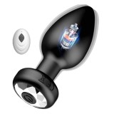 Smart Anal Plug APP Vibrator Wireless Remote Control Butt Plug Vibrating Male Prostate Massage Waterproof Rechargeable Silicone Adult Sex Toy for Men Women Couples