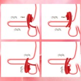 Male Cock Ring APP Virbator with Clitoral Anal Stimulator Remote Control Vibrating Dong Penis Ring G Spot Clitoral Pleasure Masturbation Prolonged Ejaculation Enhancing Adult Sex Toy Gift for Men Couples