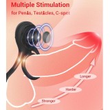 Male Cock Ring APP Virbator with Clitoral Anal Stimulator Remote Control Vibrating Dong Penis Ring G Spot Clitoral Pleasure Masturbation Prolonged Ejaculation Enhancing Adult Sex Toy Gift for Men Couples