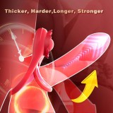 Male Cock Ring APP Virbator with Clitoral Anal Stimulator Remote Control Vibrating Dong Penis Ring G Spot Clitoral Pleasure Masturbation Prolonged Ejaculation Enhancing Adult Sex Toy Gift for Men Couples