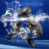 Smart Anal Plug APP Vibrator Wireless Remote Control Butt Plug Vibrating Male Prostate Massage Waterproof Rechargeable Silicone Adult Sex Toy for Men Women Couples