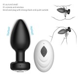Smart Anal Plug APP Vibrator Wireless Remote Control Butt Plug Vibrating Male Prostate Massage Waterproof Rechargeable Silicone Adult Sex Toy for Men Women Couples