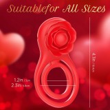 Male Cock Ring APP Virbator with Clitoral Anal Stimulator Remote Control Vibrating Dong Penis Ring G Spot Clitoral Pleasure Masturbation Prolonged Ejaculation Enhancing Adult Sex Toy Gift for Men Couples