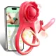 Male Cock Ring APP Virbator with Clitoral Anal Stimulator Remote Control Vibrating Dong Penis Ring G Spot Clitoral Pleasure Masturbation Prolonged Ejaculation Enhancing Adult Sex Toy Gift for Men Couples