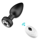 Smart Anal Plug APP Vibrator Wireless Remote Control Butt Plug Vibrating Male Prostate Massage Waterproof Rechargeable Silicone Adult Sex Toy for Men Women Couples