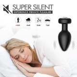 Smart Anal Plug APP Vibrator Wireless Remote Control Butt Plug Vibrating Male Prostate Massage Waterproof Rechargeable Silicone Adult Sex Toy for Men Women Couples