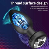 Smart Anal Plug APP Vibrator Wireless Remote Control Butt Plug Vibrating Male Prostate Massage Waterproof Rechargeable Silicone Adult Sex Toy for Men Women Couples