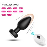 Smart Anal Plug APP Vibrator Wireless Remote Control Butt Plug Vibrating Male Prostate Massage Waterproof Rechargeable Silicone Adult Sex Toy for Men Women Couples
