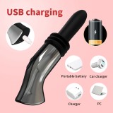 Upgraded Handsfree Automatic Fucking Vibrator Smooth Shaft Handhold Wireless Anal Stimulation Sex Machine Love Toys for Women Lesbian Couple