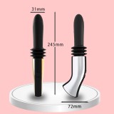 Upgraded Handsfree Automatic Fucking Vibrator Smooth Shaft Handhold Wireless Anal Stimulation Sex Machine Love Toys for Women Lesbian Couple