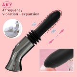 Upgraded Handsfree Automatic Fucking Vibrator Smooth Shaft Handhold Wireless Anal Stimulation Sex Machine Love Toys for Women Lesbian Couple