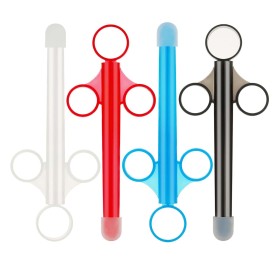 10ml Lube Applicator Lubricant Launcher Reusable Lub Shooter Injector with Scale Smooth Rounded Cap for Men Women Couples