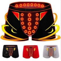 Male Magnetic Therapy Panties Boxer U Convex Pouch Soft Prostate Health Care Underwear Physiological Enlargement Magnet Reinforced Briefs for Men