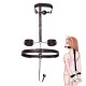 BDSM Sex Slaves Bondage Restraint Anal Hook Options Mouth Ball Gag Collor Chain Bed Foreplay SM Game Fetish Role Play Adjustable Cuffs Adult Sex Toys for Women Men Couples Beginner
