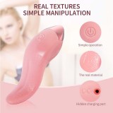 Realistic Tongue licking Vibrator Clitoral Stimulator Nipples Clit Masturbation Soft Vibrator Adult Sex Toys for Wome Couples Foreplay Games