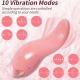 Realistic Tongue licking Vibrator Clitoral Stimulator Nipples Clit Masturbation Soft Vibrator Adult Sex Toys for Wome Couples Foreplay Games