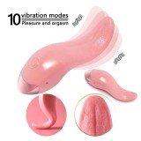 Realistic Tongue licking Vibrator Clitoral Stimulator Nipples Clit Masturbation Soft Vibrator Adult Sex Toys for Wome Couples Foreplay Games
