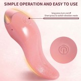 Realistic Tongue licking Vibrator Clitoral Stimulator Nipples Clit Masturbation Soft Vibrator Adult Sex Toys for Wome Couples Foreplay Games